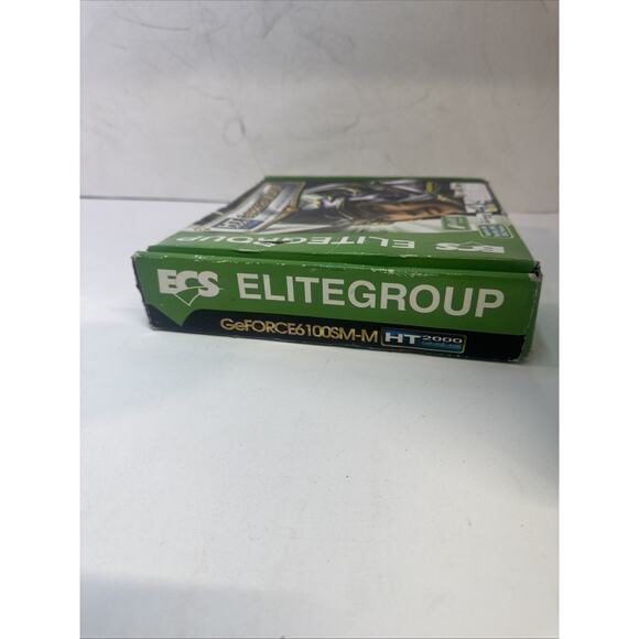 ECS HT2000 GeForce 6100SM-M (V1.0/1.0A) Motherboard + Extras - NEW - Picture 5 of 6